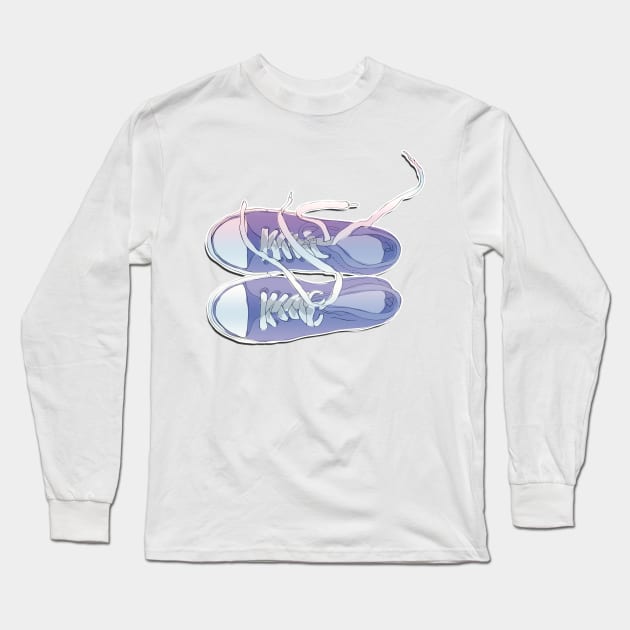 Sneakers Long Sleeve T-Shirt by vixfx